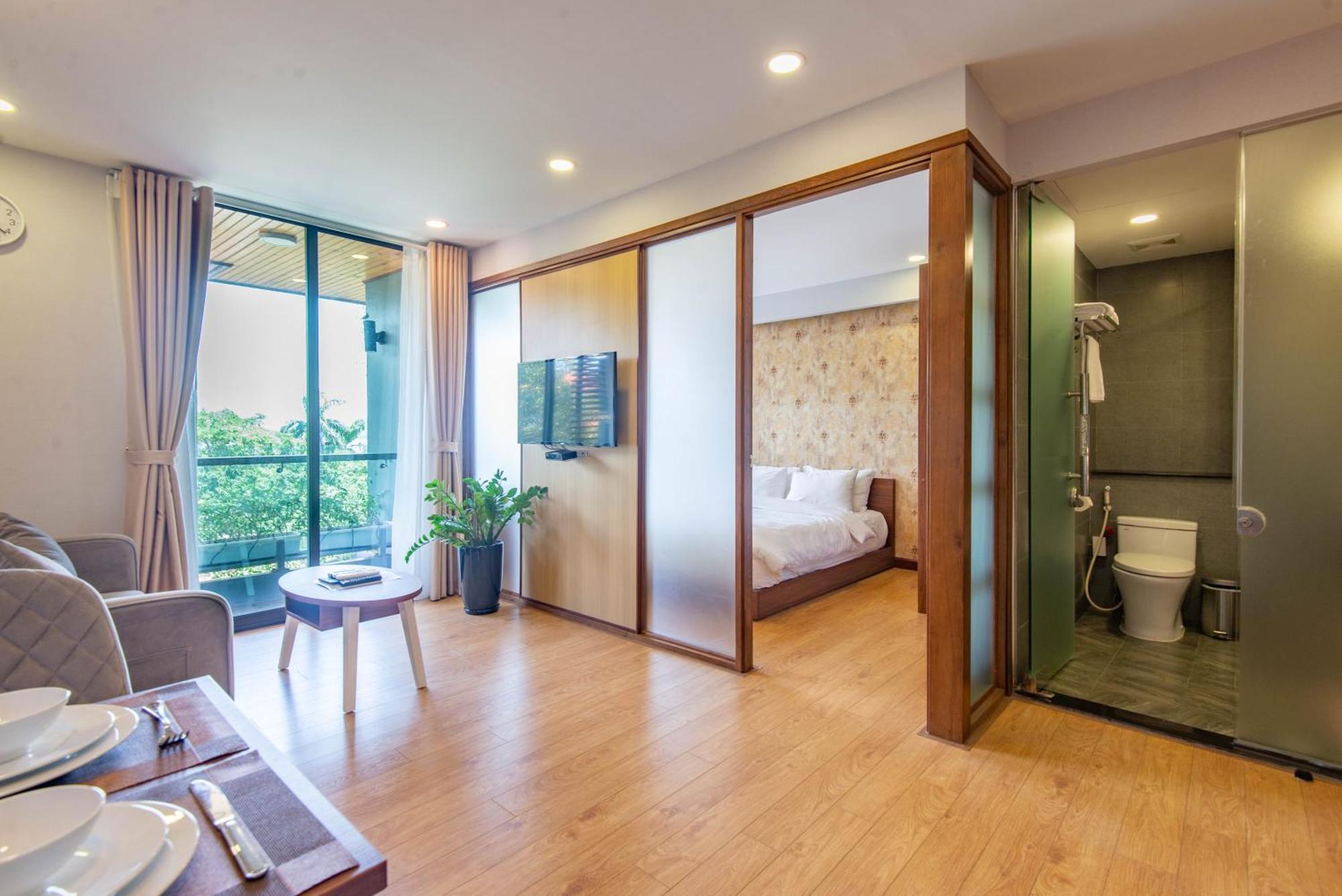 Sunny Moon West Lake Apartment Hanoi Værelse billede