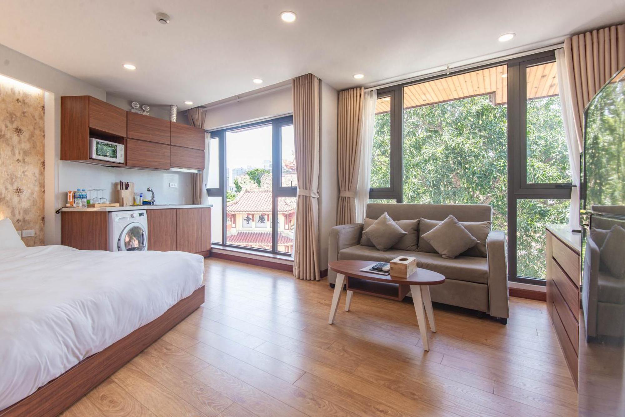 Sunny Moon West Lake Apartment Hanoi Værelse billede